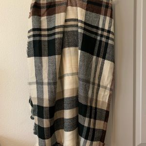 Plaid Blanket Scarf